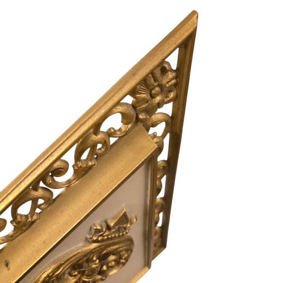 Vintage Ornate Key Design Hollywood Regency Syroco Wall Art Plaque - Picture 9 of 16